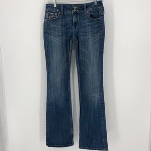 Miss Me boot cut distressed jeans